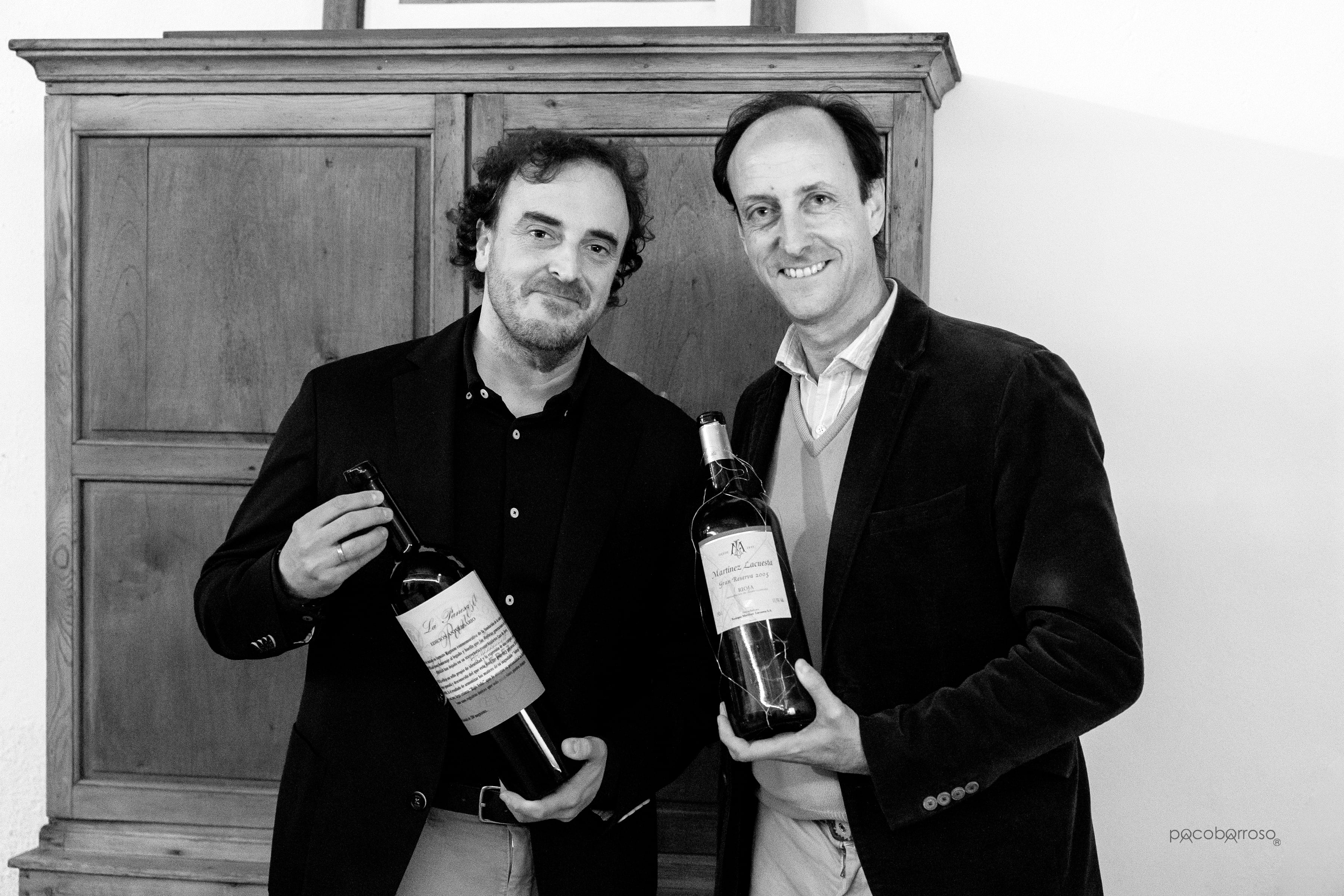 JAVIER BAÑALES (MARTÍNEZ LACUESTA) Y JUANMA HIDALGO (BODEGAS EMILIO HIDALGO)