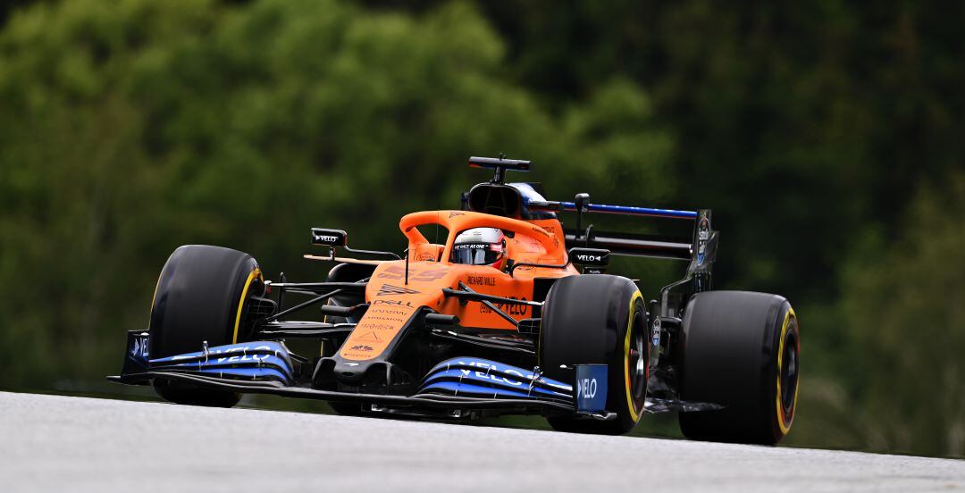 Carlos Sainz, en los primeros libres del GP de Austria.