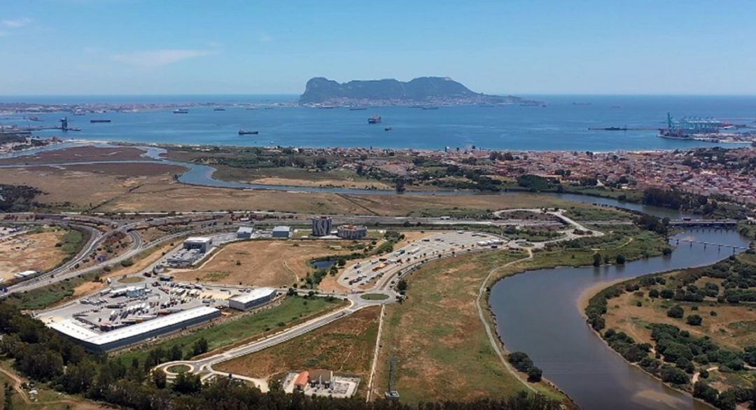 Recinto de Zona Franca en la Bahía de Algeciras.