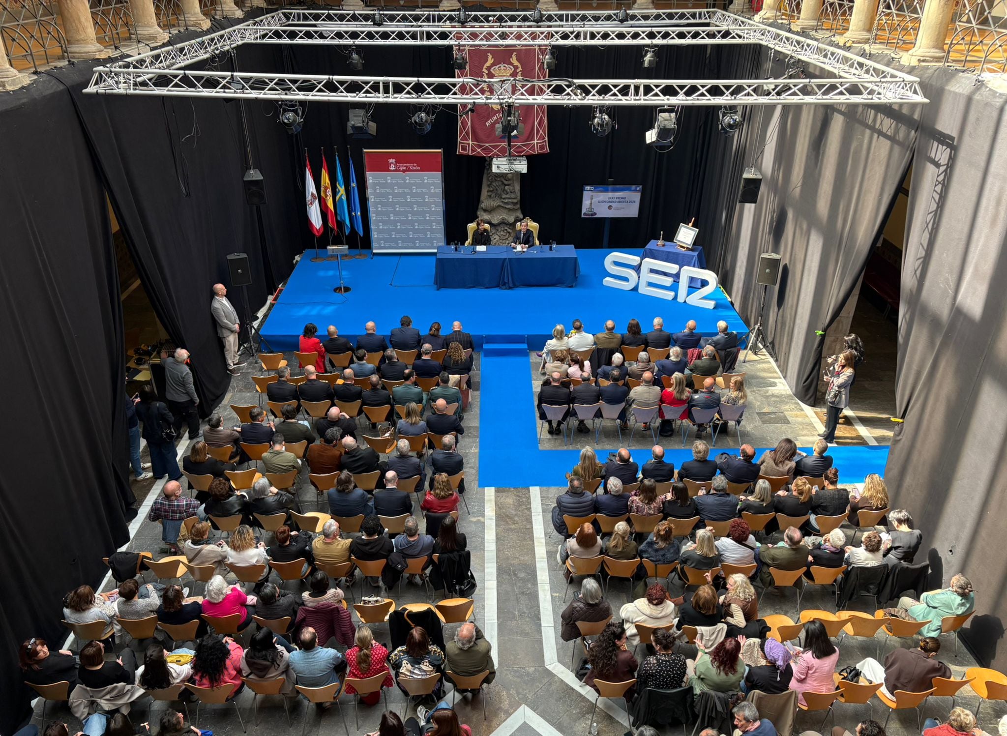 Entrega del Premio Gijón Ciudad Abierta 2026 en el Centro de Cultura Antiguo Instituto.