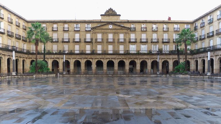 Sede de Euskaltzaindia en la Plaza Nueva de Bilbao