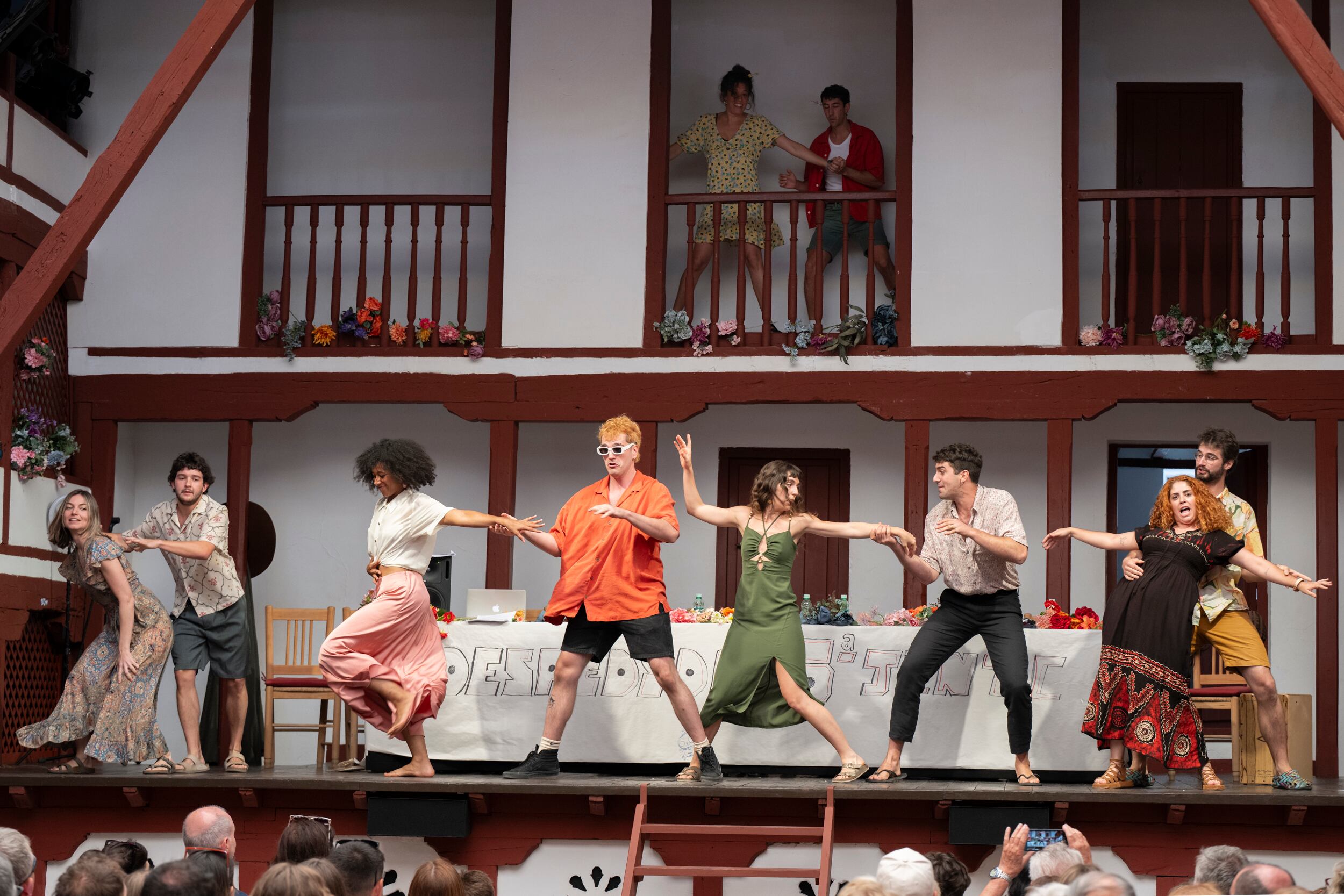 Actores y actrices en el Festival Internacional de Teatro Clásico de Almagro.
