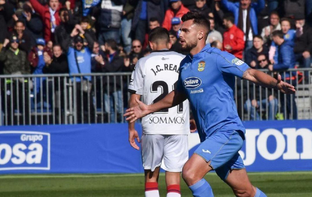 Los fuenlabreños se impusieron 3-2 a los aragoneses en la primera vuelta.