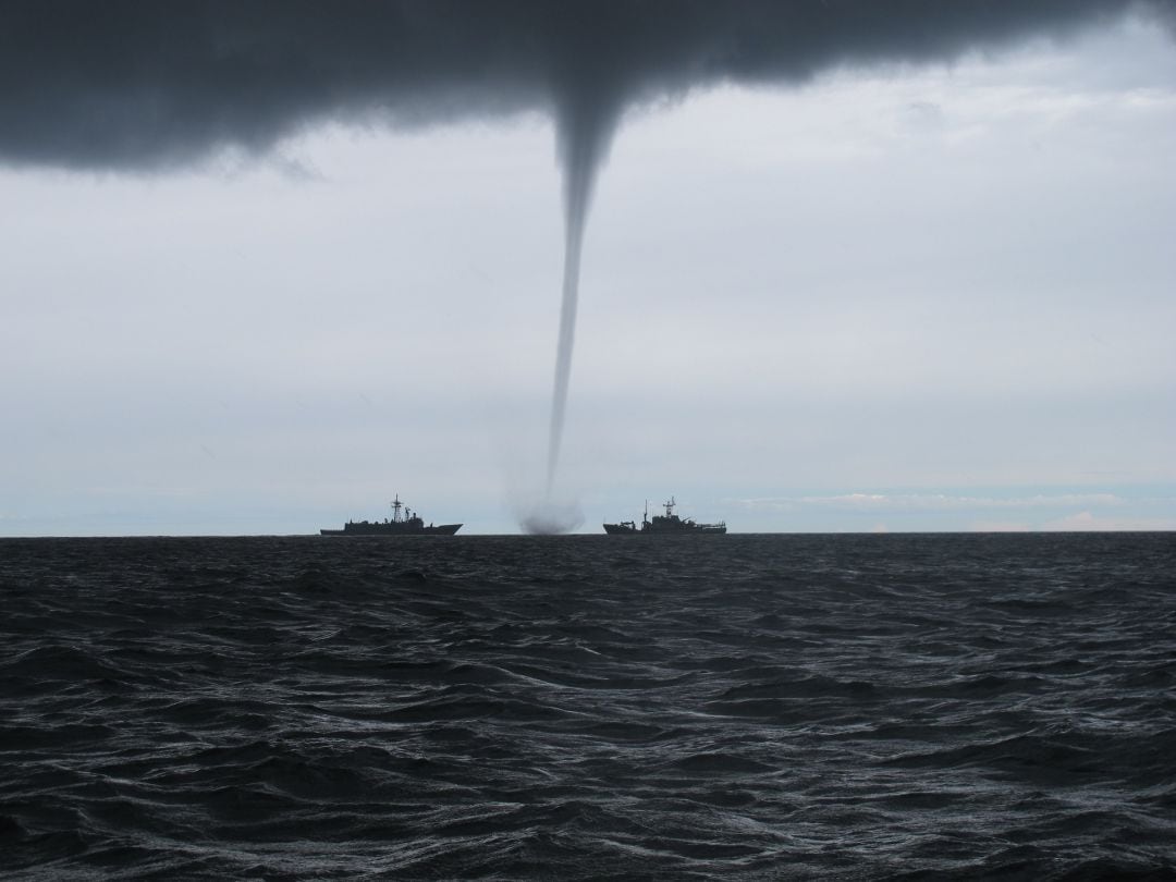 En Menorca, los tornados o mangas de agua que se adentran en tierra se les conoce como &#039;caps de fibló&#039;