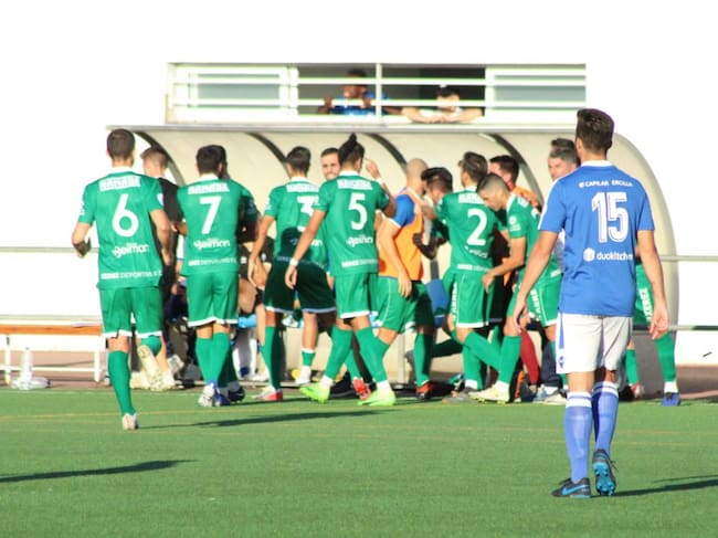 Imagen del partido disputado el domngo en La Granja