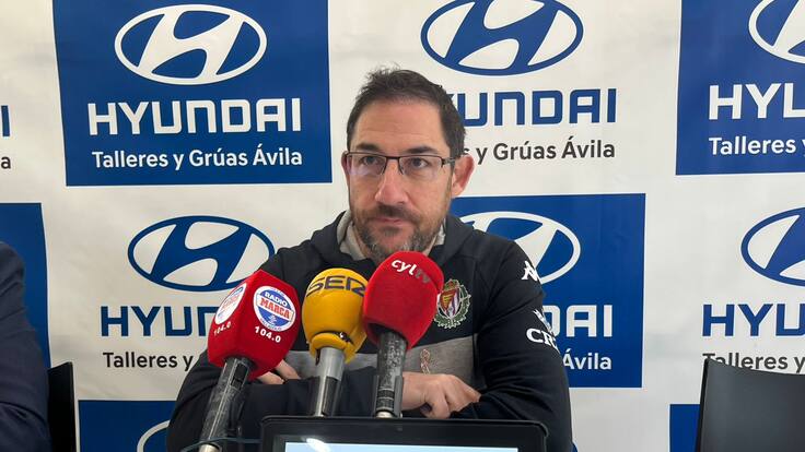 Lolo Encinas en la previa ante Fuenlabrada