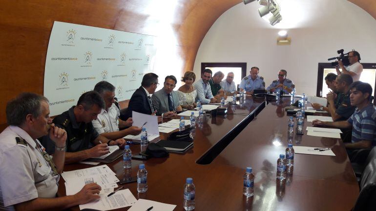 Reunión de la Junta Local de Seguridad en Lorca