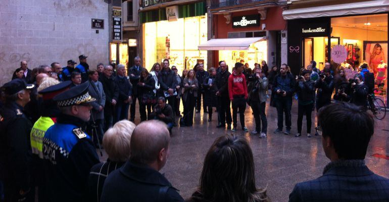 Minut de silenci avui a la tarda a la Plaça de la Paeria de Lleida