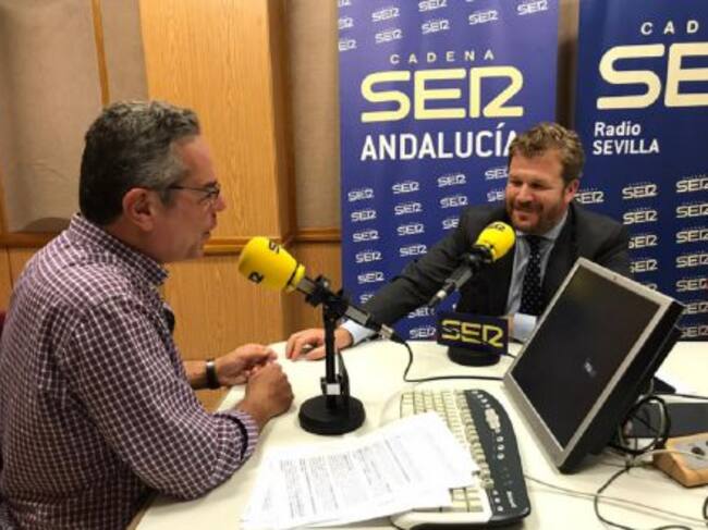 Salomón Hachuel y Jerónimo Martín en un momento de la entrevista