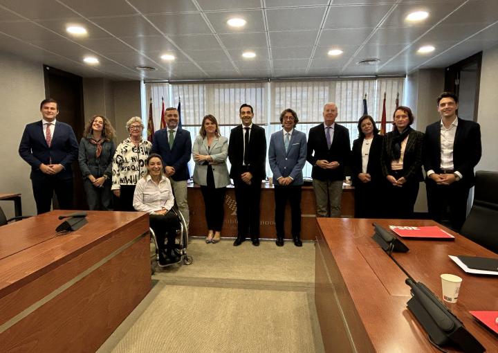 Foto de familia de la Comisión Especial de Estudio sobre Infancia y Adolescencia