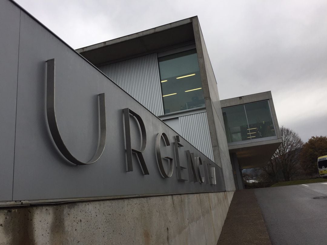 Entrada a les urgències de l&#039;Hospital d&#039;Olot