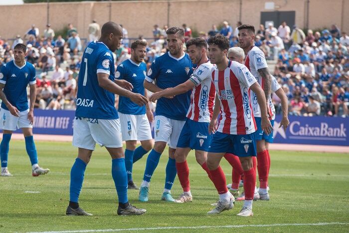 Un momento del partido