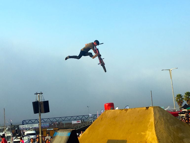 Biker en O Marisquiño 2016 celebrado en Vigo