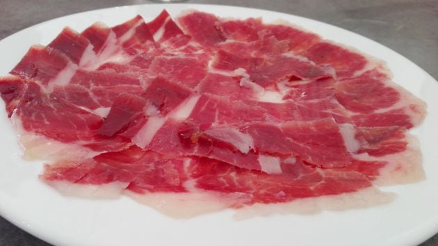 Ración de jamón ibérico