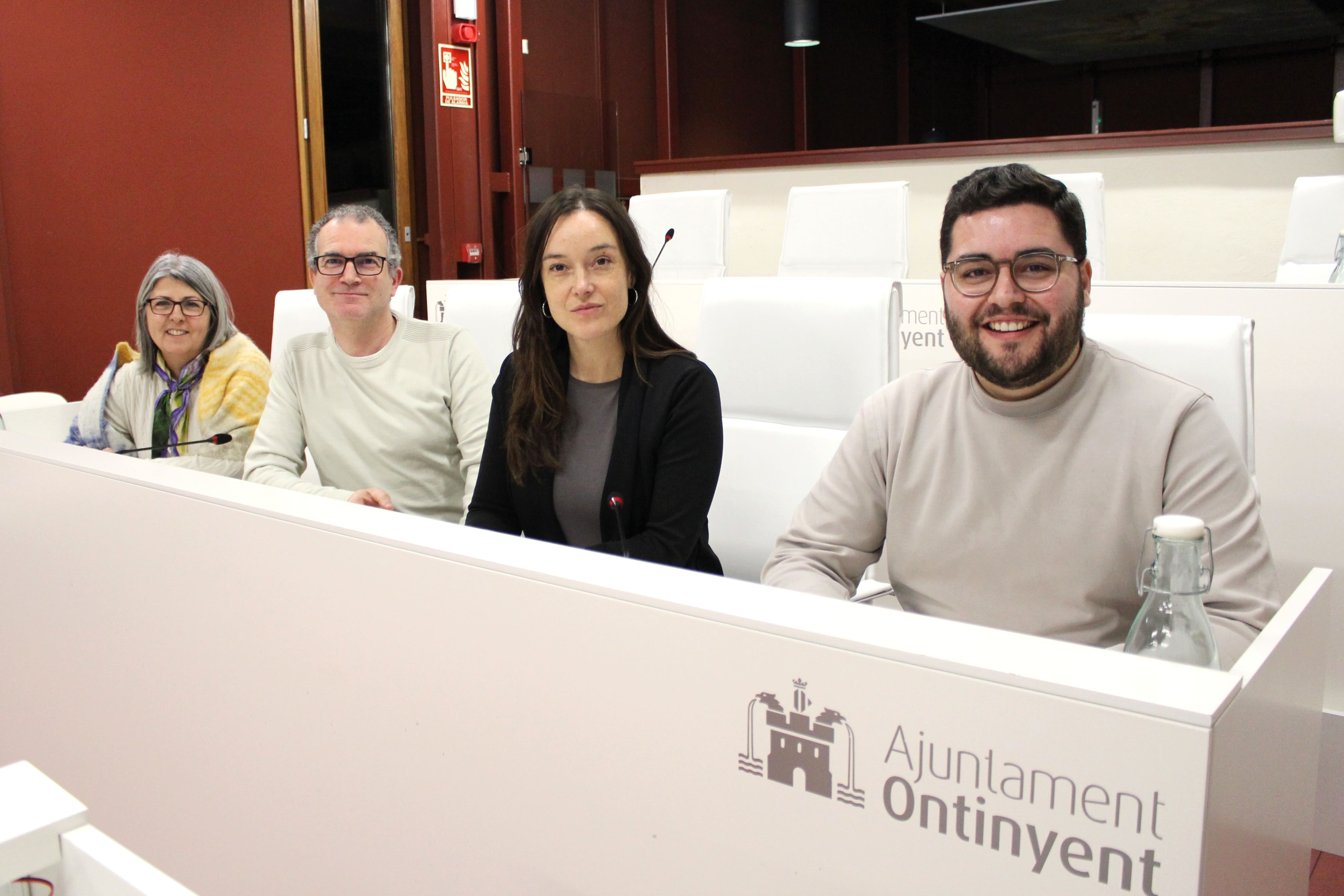 Gandía, Portero, Moreno y Calabuig en el pleno
