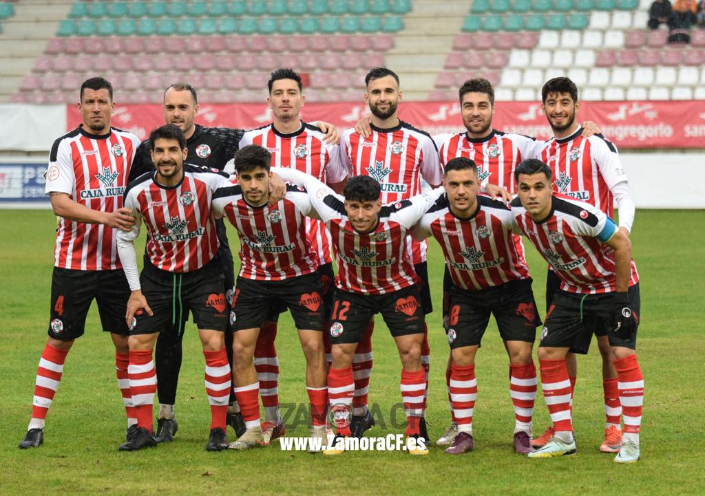 Once titular del Zamora CF frente al Coruxo