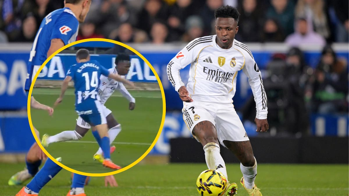 ¿Era penalti o segunda amarilla a Vinicius? Iturralde resuelve la polémica del Deportivo Alavés-Real Madrid