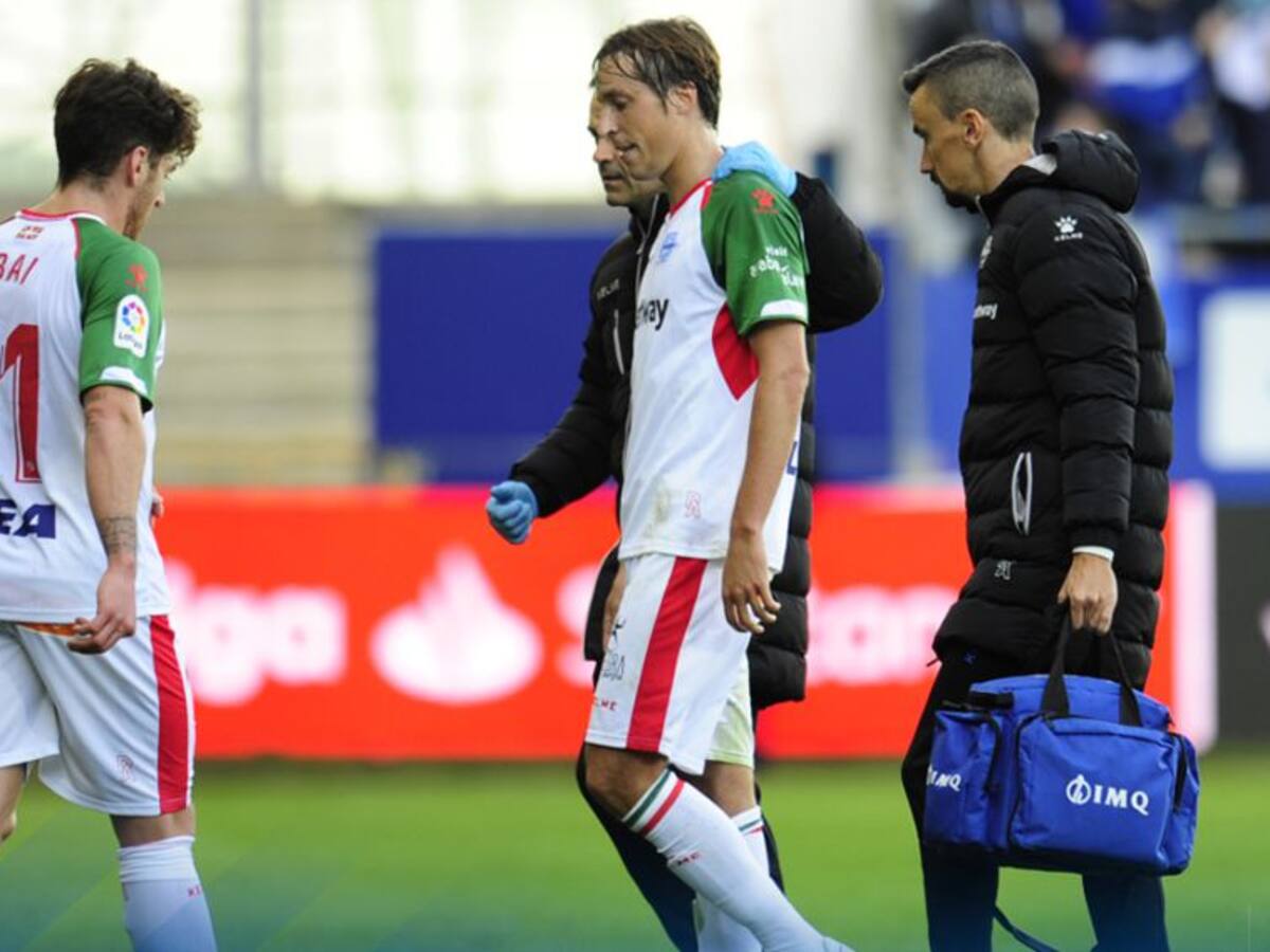 Tomás Pina sufre una rotura de fibras en el biceps femoral de su muslo derecho y estará en el dique seco entre 3 o 4 semanas