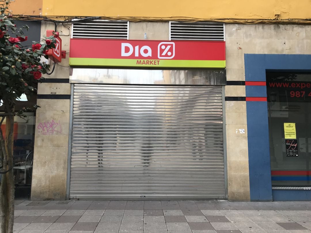 Supermercado día en la Avenida de España en Ponferrada