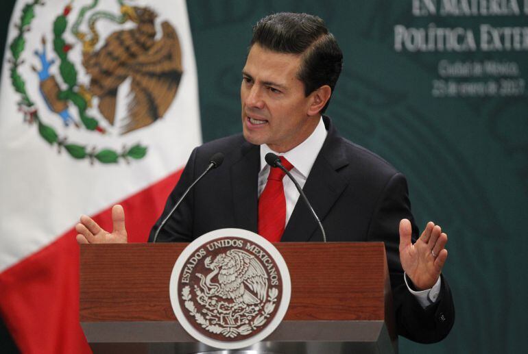 El presidente de México, Enrique Peña Nieto