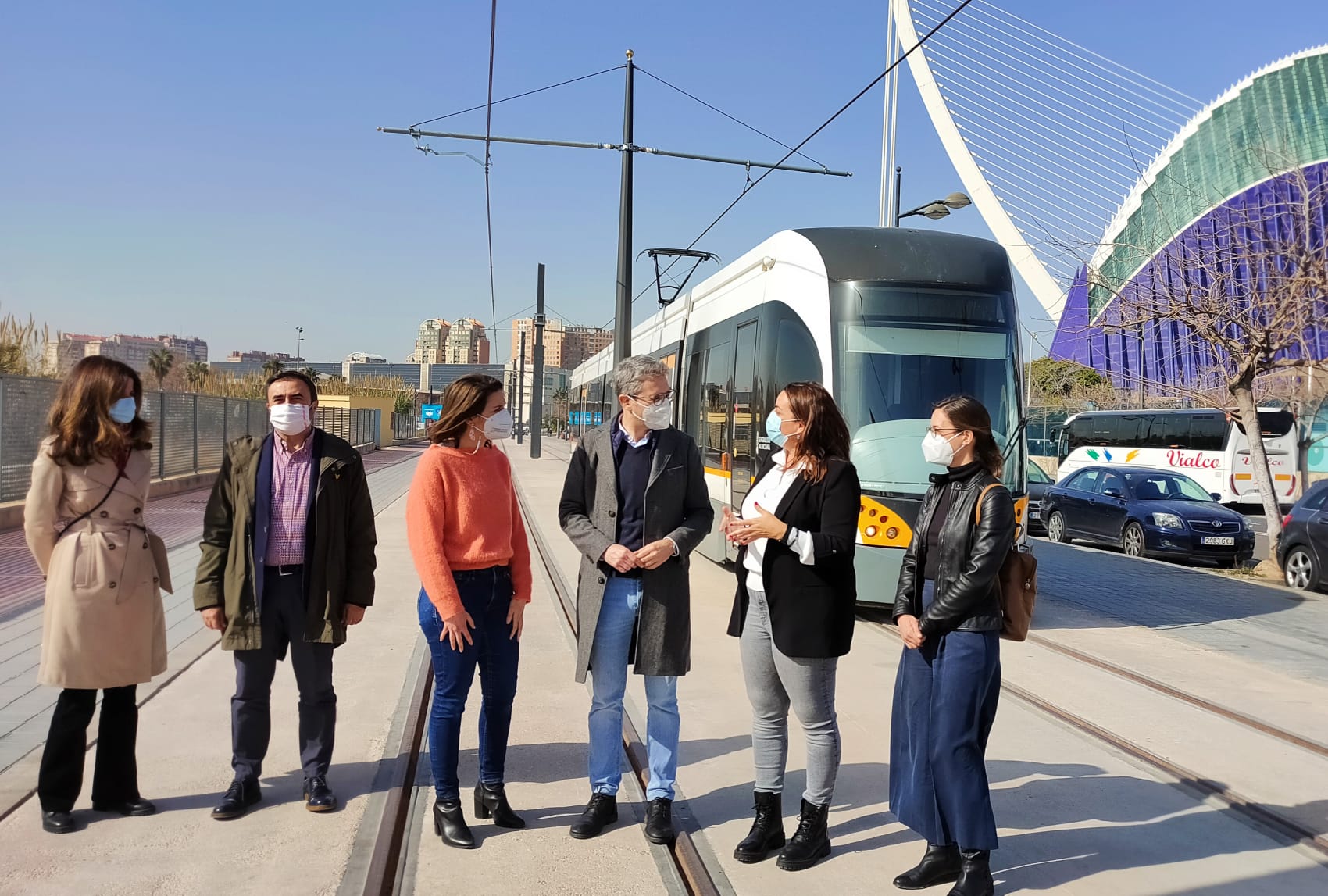 La Generalitat inicia el periodo de pruebas técnicas de la Línea 10 de Metrovalencia con la llegada del primer tranvía