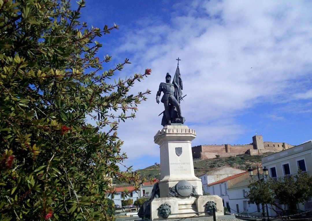 Estatua de Hernán Cortés en Medellín