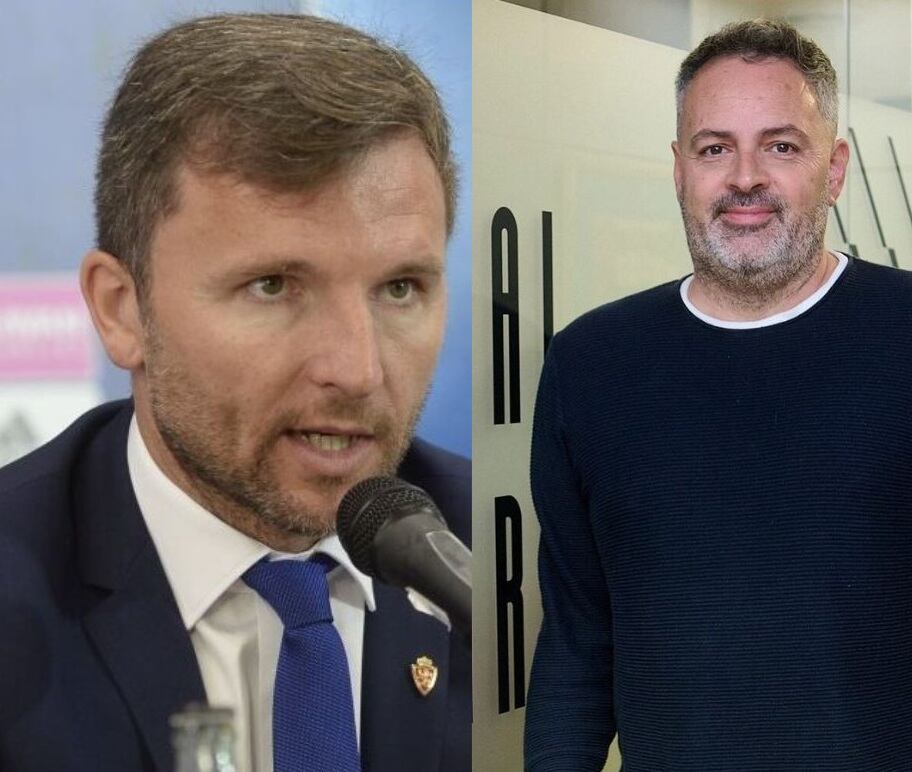 Lalo Arantegui y David Navarro, al frente del Real Zaragoza