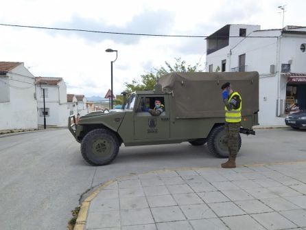 Militares en el Barrio de la Constitución