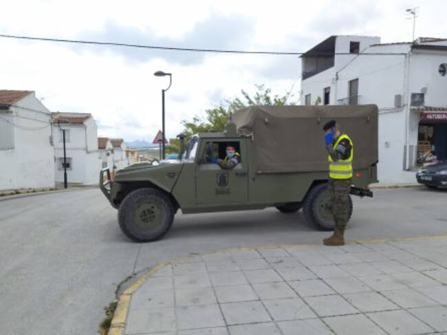 Militares en el Barrio de la Constitución