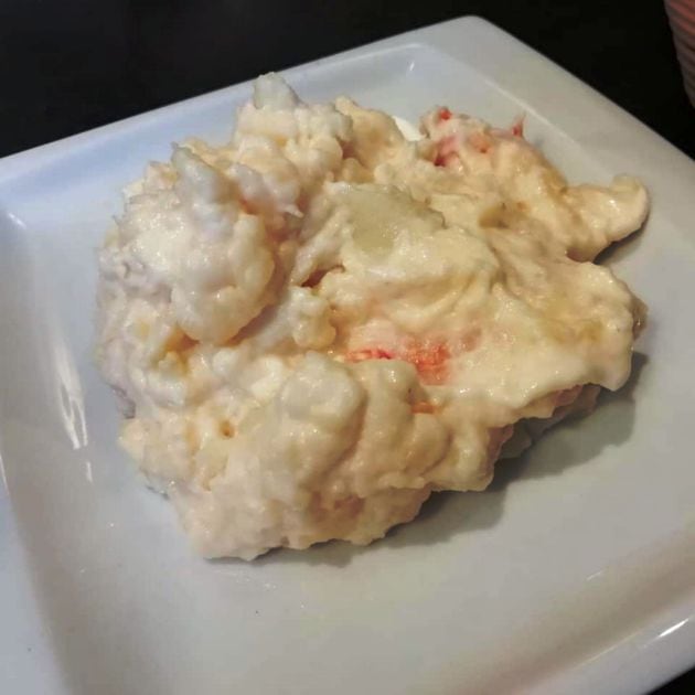 La soberbia ensaladilla de gambas de La Tapería del Bichero