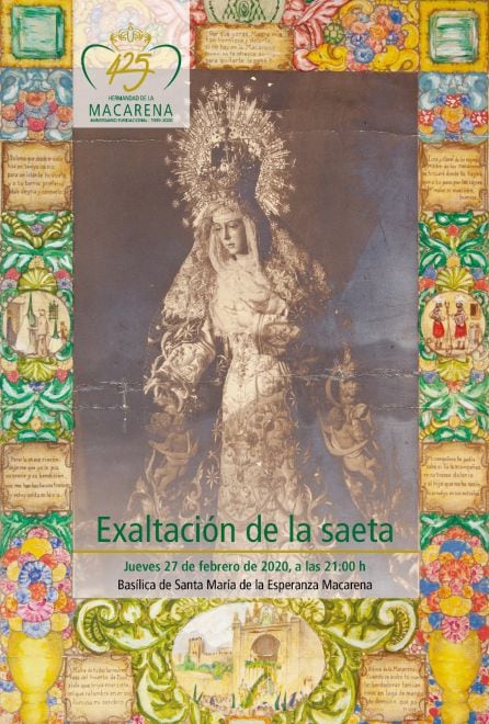 Cartel de la Exaltación de la Saeta de la Hermandad de La Macarena