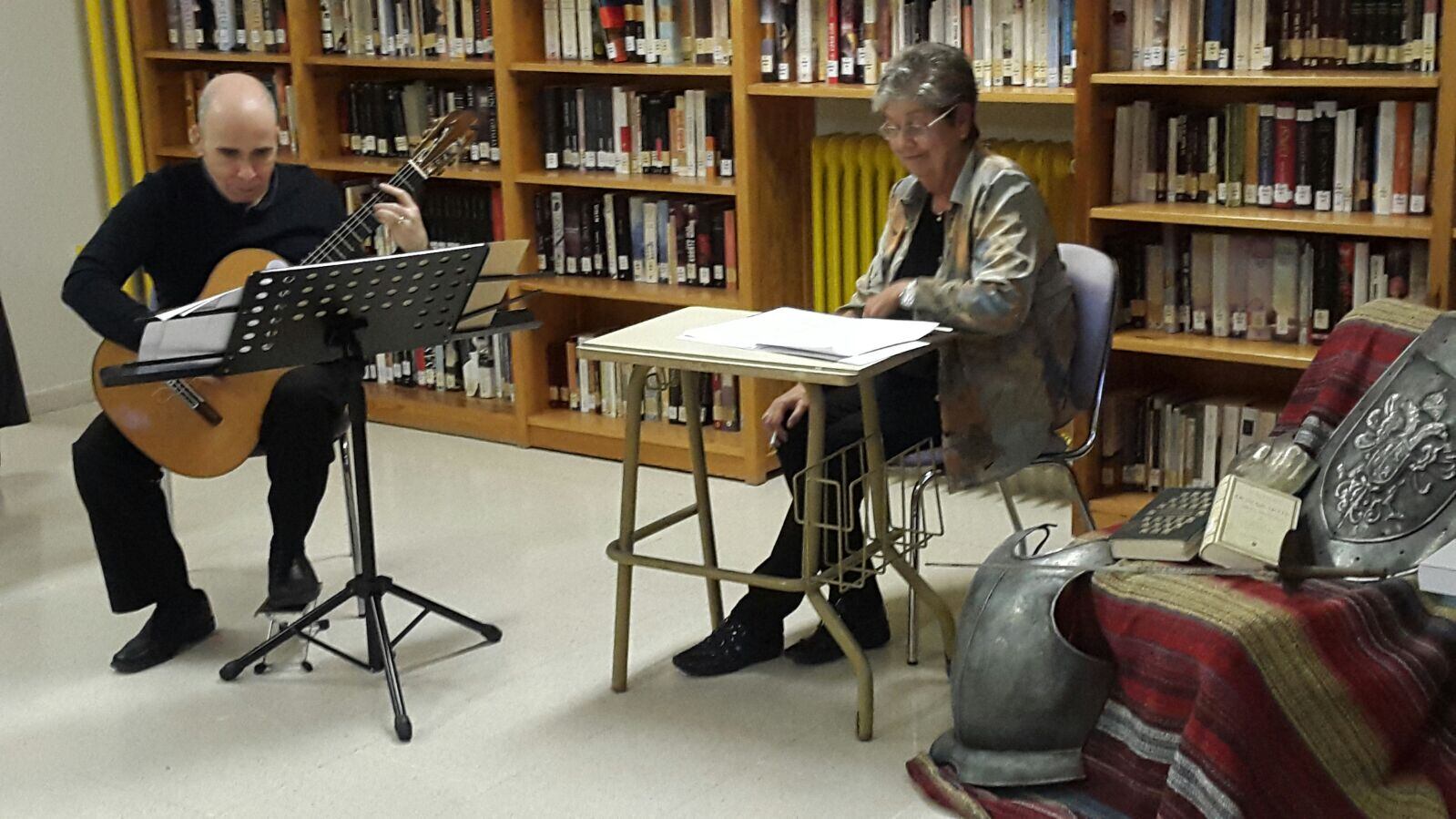 Actividad desarrollada en una biblioteca de la provincia de Palencia