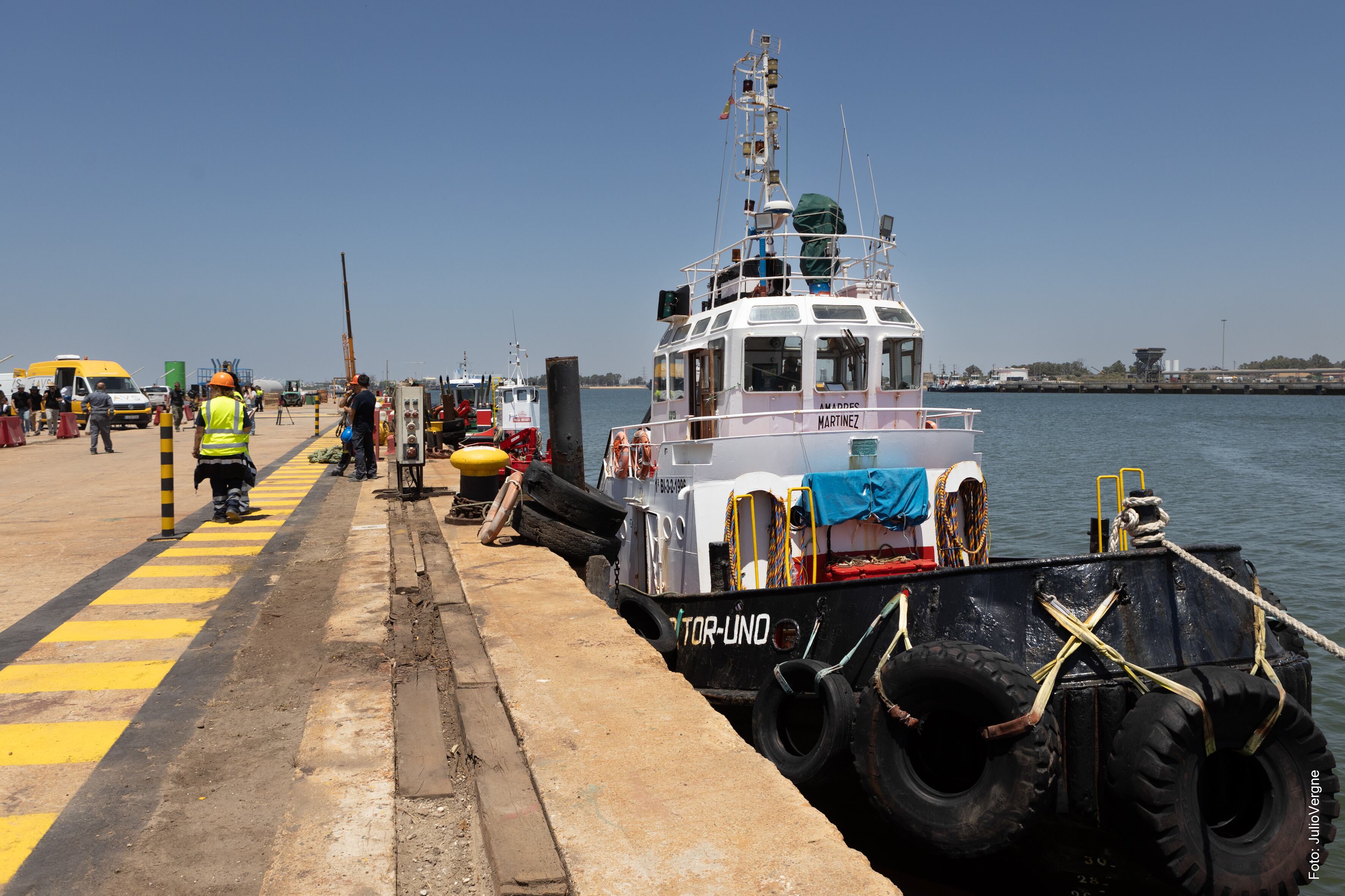 Embarcadero del rodaje de &#039;Los tigres&#039; / © Julio Vergne