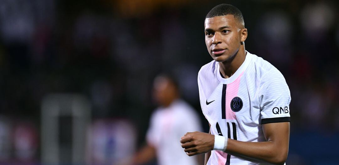 Kylian Mbappé, durante un partido con el Paris Saint-Germain