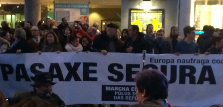 Concentración contra el acuerdo de la UE y Turquía