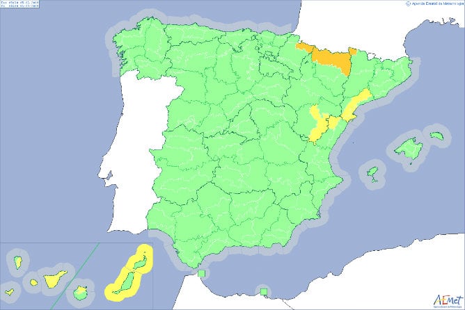 Mapa de avisos