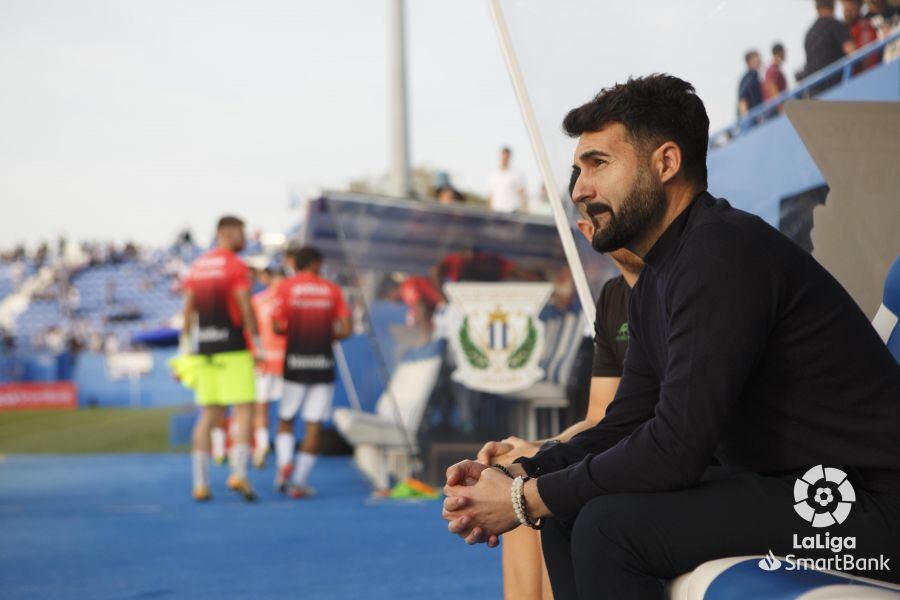 Romo, durante el partido contra el Leganés