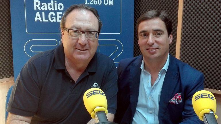 Con José María Garzón responsable de la empresa taurina Lances de Futuro.