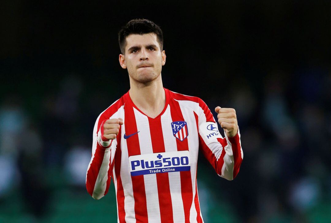 Álvaro Morata durante el duelo ante el Betis.