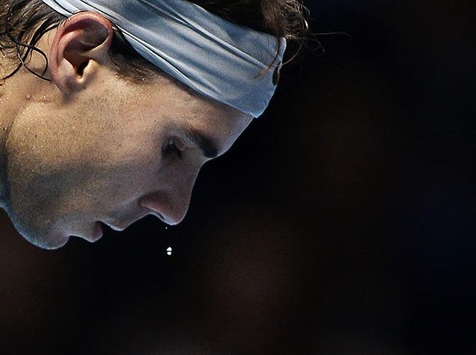 Nadal, durante un partido