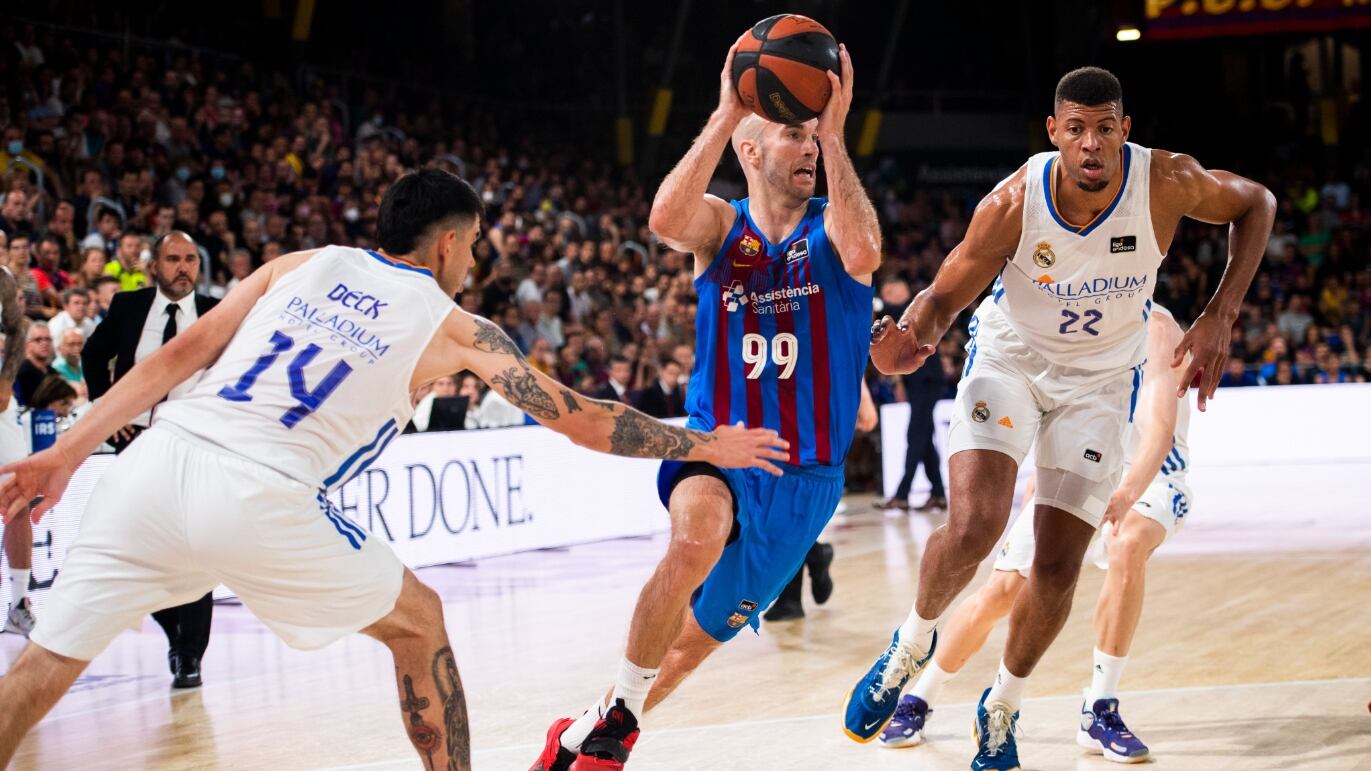 Primer partido de la final de la Liga Endesa entre FC Barcelona y Real Madrid