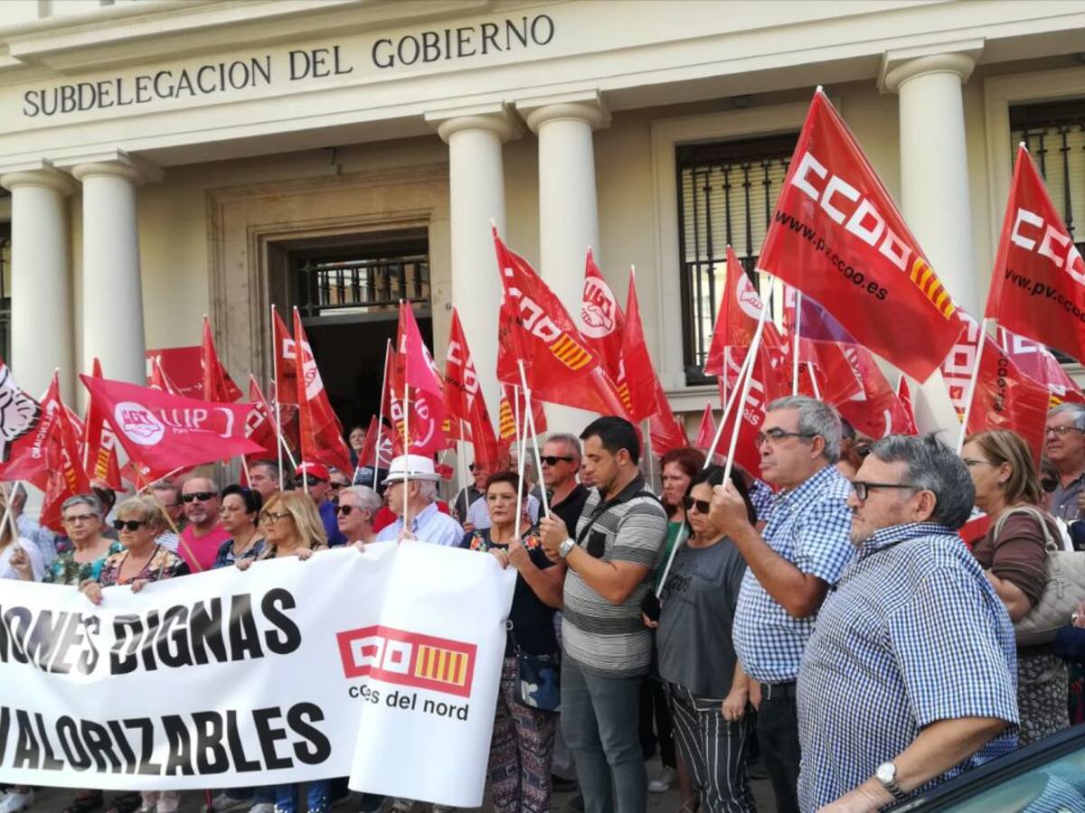 Castellón vuelve a salir a la calle por unas pensiones dignas