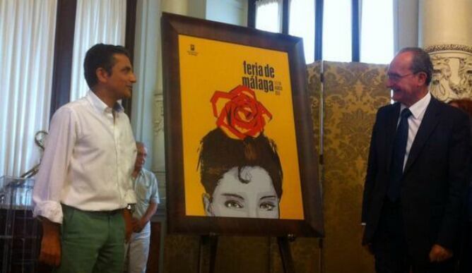 Cartel que anuncia la feria de agosto de Malaga de 2013