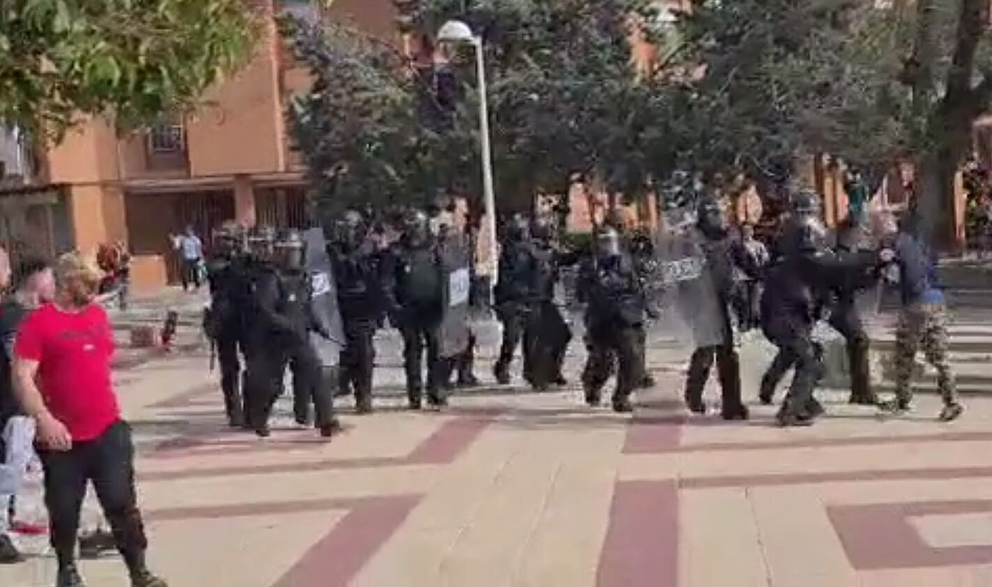 Batalla campal en Toledo.