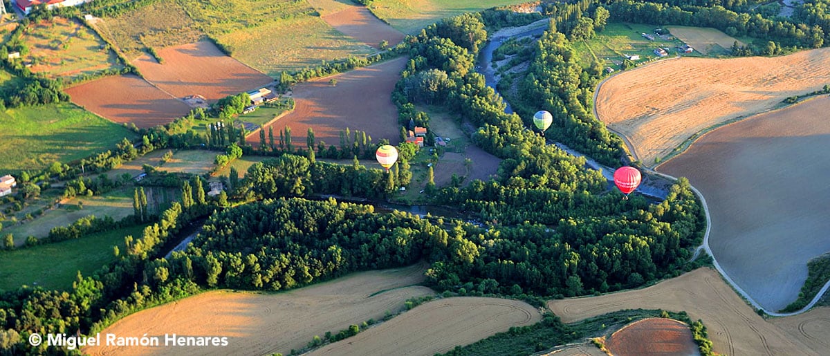 &quot;Jaca desde el aire&quot; vuelve este fin de semana. Foto: Miguel Ramón Henares