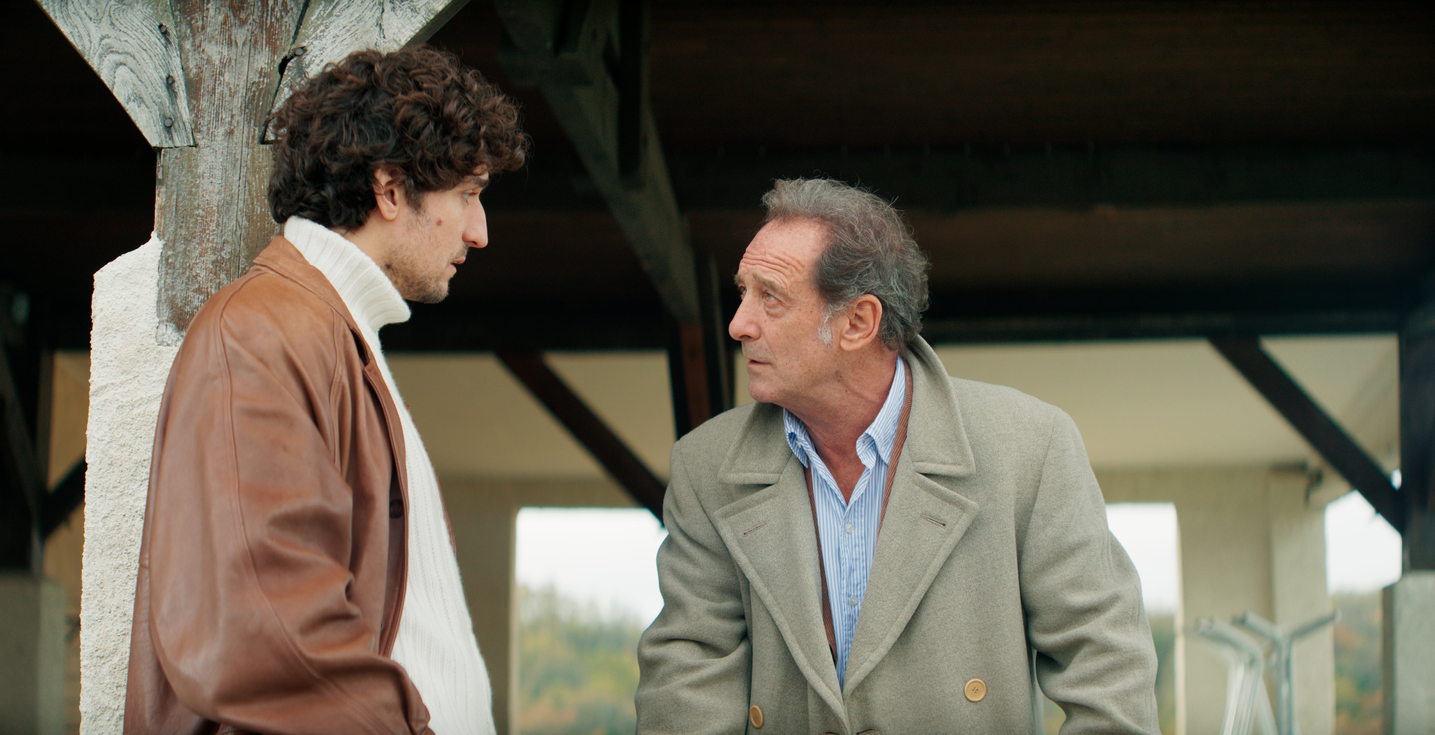 Fotograma de Le Deuxième acte&#039; con Vincent Lindon y Louis Garrel