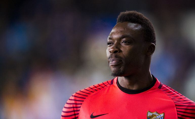 Kameni, durante un partido con el Málaga esta temporada