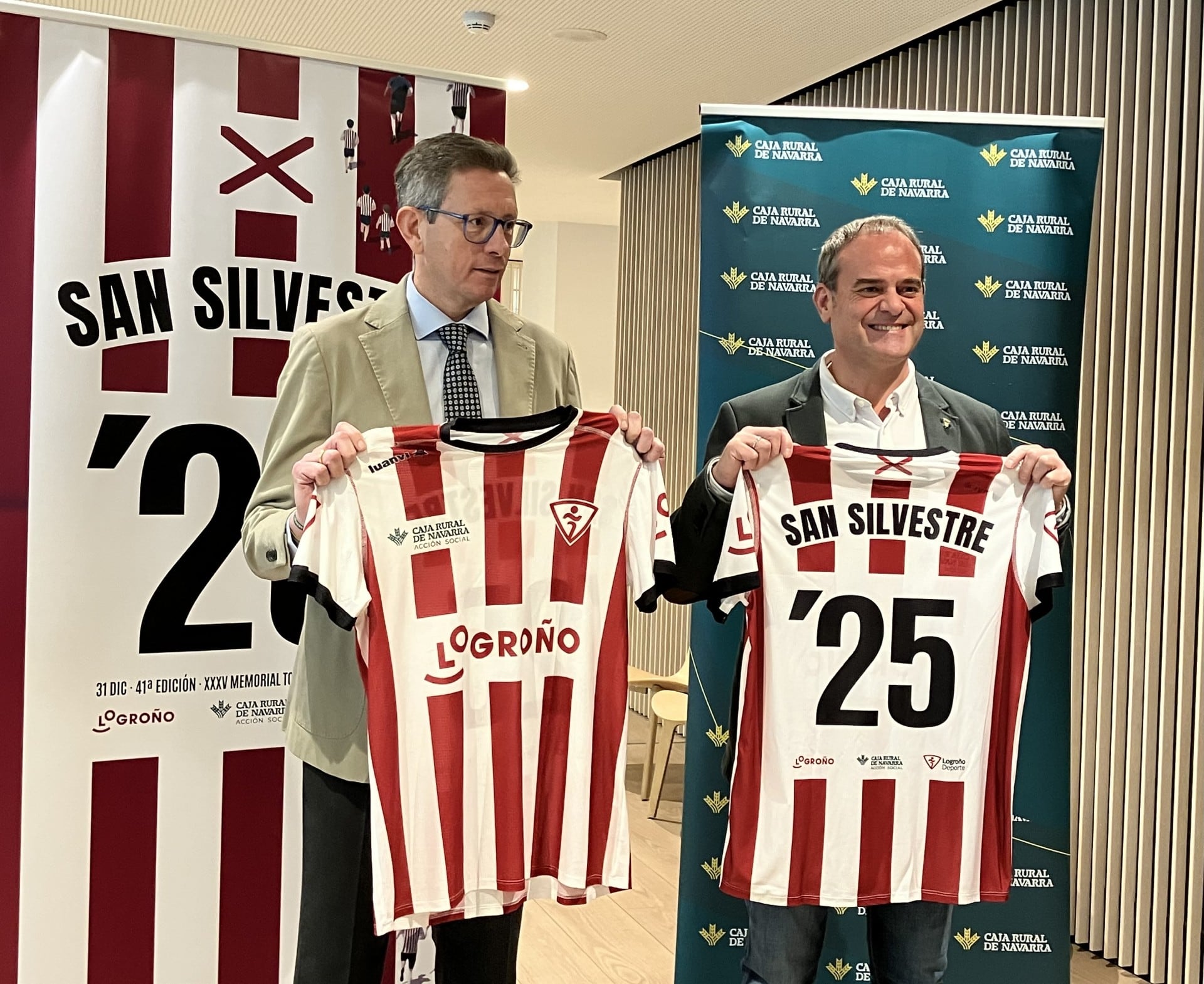 Camiseta San Silvestre 2025 de Logroño Deporte