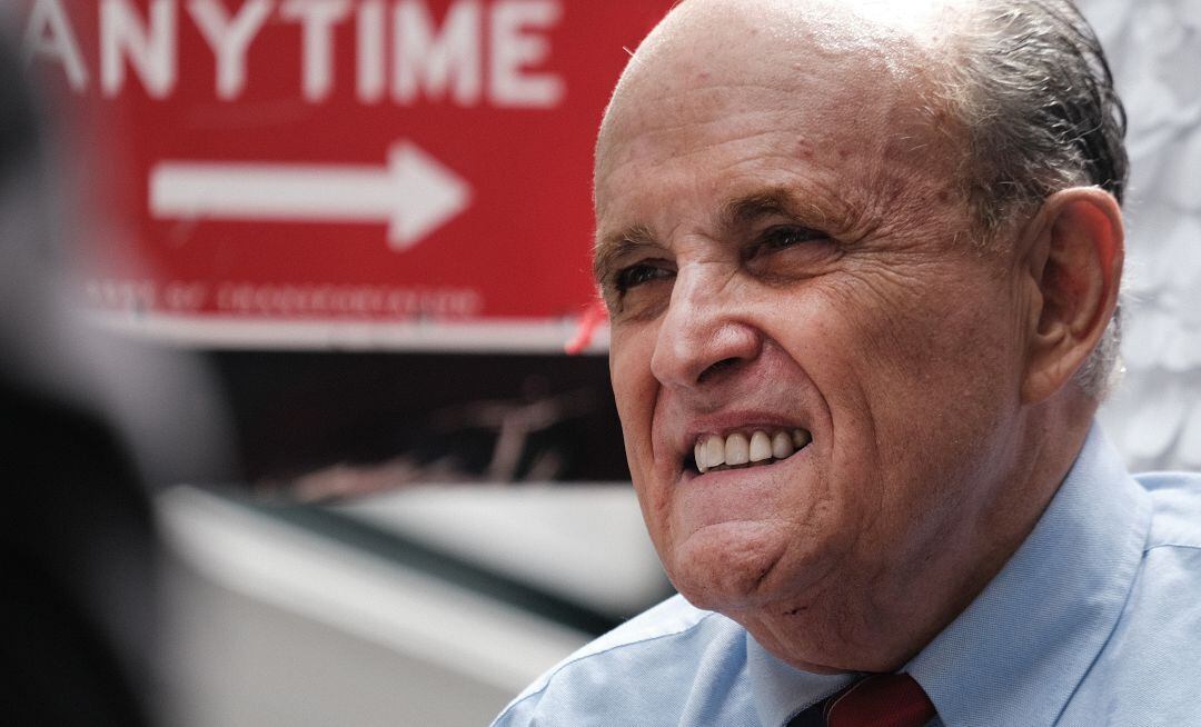 El abogado y exalcalde de Nueva York, Rudy Giuliani.