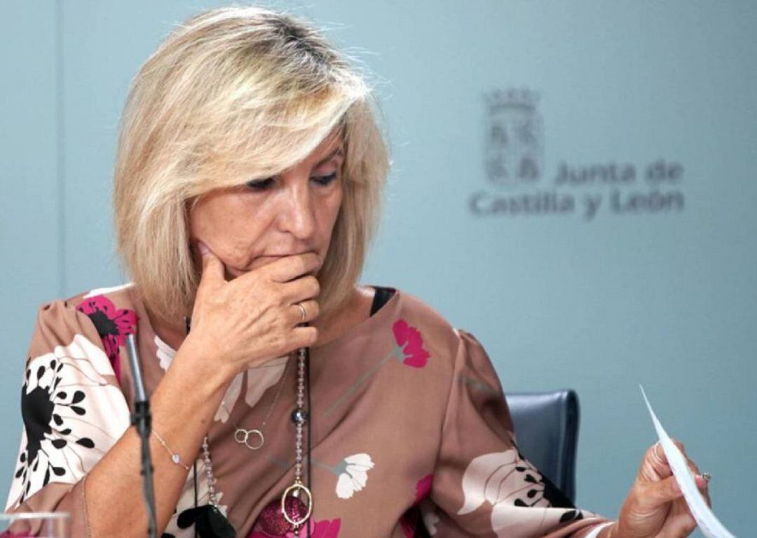 Verónica Casado, consejera de Sanidad de la Junta de Castilla y León